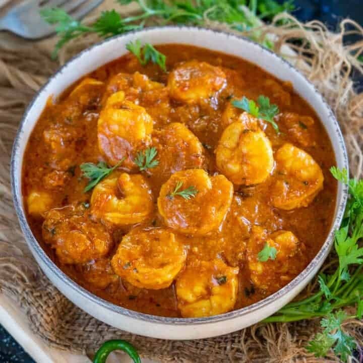 Andhra Masala Marinated Prawns (Ready to Cook) - Whole